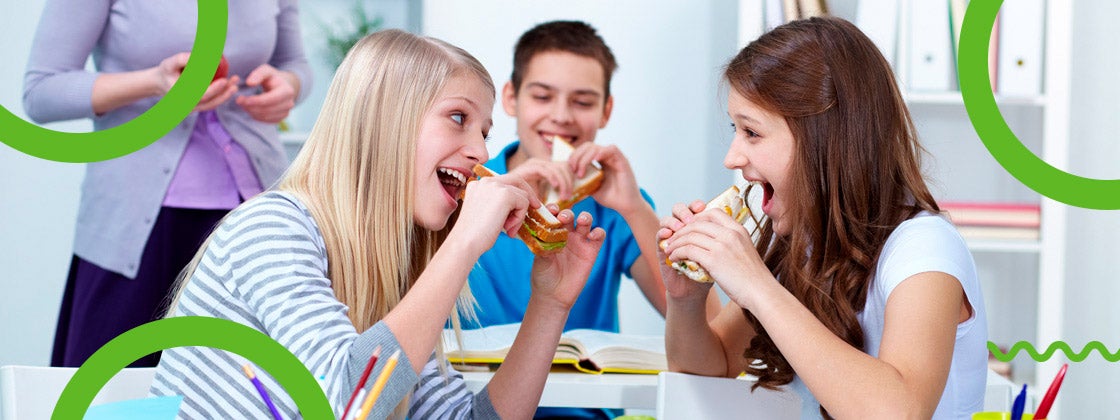 Enséñale a tus alumnos sobre la comida saludable