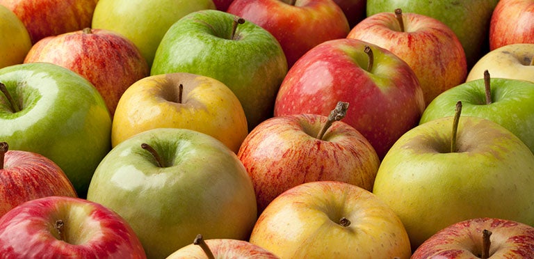 Manzanas con fibra 